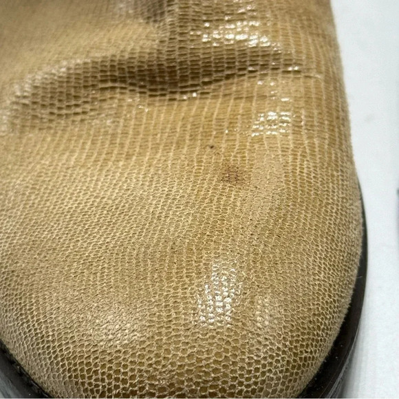 Alan Bilzerian ankle cowboy western leather bootie size 40 - Picture 7 of 9